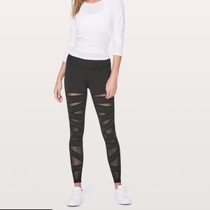 Lulu mesh leggings size 4